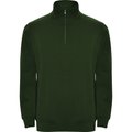 Sudadera Felpa Cuello Alto VERDE BOTELLA XL