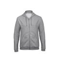 Sudadera gruesa con cremallera y capucha Heather Grey XXL