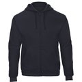 Sudadera gruesa con cremallera y capucha Navy S