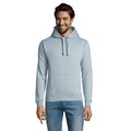 Sudadera Hombre con Capucha 280g Azul Crema Xs