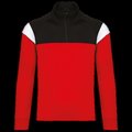 Sudadera infantil 1/4 cremallera Sporty Red / Black 12/14 ans