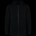 Sudadera infantil con capucha y cremallera Black 8/10 ans