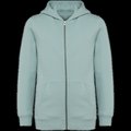 Sudadera infantil con capucha y cremallera Jade Green 10/12 Ans