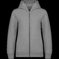 Sudadera infantil con capucha y cremallera Moon Grey Heather 4/6 ans