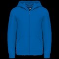 Sudadera infantil con cremallera y capucha Light Royal Blue 8/10 ans