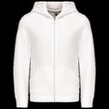 Sudadera infantil con cremallera y capucha White 8/10 Ans