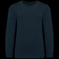 Sudadera infantil felpa perchada ajustada Navy 8/10 ans