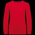 Sudadera infantil felpa perchada ajustada Red 10/12 Ans
