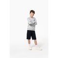 Sudadera infantil felpa perchada ajustada