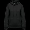 Sudadera de mujer con capucha y bolsillos Black XL