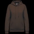 Sudadera de mujer con capucha y bolsillos CHOCOLATE L