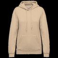 Sudadera de mujer con capucha y bolsillos Light Sand XXL