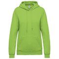 Sudadera de mujer con capucha y bolsillos Lime XL