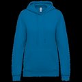 Sudadera de mujer con capucha y bolsillos Tropical Blue L