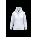 Sudadera de mujer con capucha y bolsillos White Xs