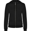 Sudadera de mujer con capucha forrada Negro M