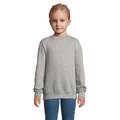 Sudadera Niño 280g Algodón-Poliéster Gris Jaspeado XXL