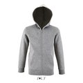 Sudadera Niño con Capucha 260g Gris Melange 2 6 Años
