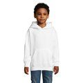 Sudadera Niño Capucha 280g Blanco 8 Años