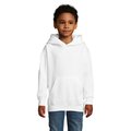 Sudadera Niño Capucha 280g Blanco Xxl
