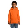 Sudadera Niño Capucha 280g Naranja XL