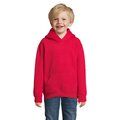 Sudadera Niño Capucha 280g Rojo 10 Años