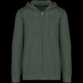Sudadera organic con cremallera y capucha Washed Organic Khaki 3XL