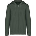 Sudadera organic con cremallera y capucha Washed Organic Khaki S