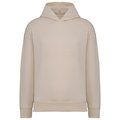 Sudadera oversize con capucha unisex Raw Natural S