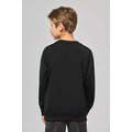 Sudadera poliéster niños bicolor tira contrastada