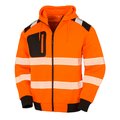Sudadera de seguridad reciclada reflectante Fluorescent Orange Xl