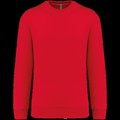 Sudadera sencilla cuello redondo Red S