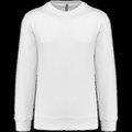 Sudadera sencilla cuello redondo White 3Xl