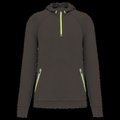 Sudadera sport con capucha unisex DARK GREY XS
