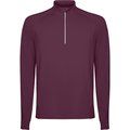 Sudadera técnica manga raglán Rojo Ciruela 2Xl