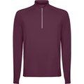 Sudadera técnica manga raglán Rojo Ciruela L