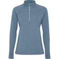 Sudadera técnica mujer con detalles reflectantes Azul Tormenta S