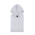 Sudadera técnica niños con capucha 100% poliéster Bla 6-8