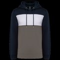 Sudadera tricolor unisex Navy / White / Basalt Grey XXL