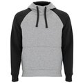 Sudadera unisex bicolor Gris Vigore/Negro M