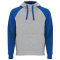 Sudadera unisex bicolor Gris Vigore/Royal S