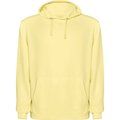 Sudadera unisex con capucha acabado lavado ácido Amarillo Sweet Lavado M