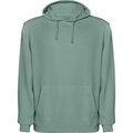 Sudadera unisex con capucha acabado lavado ácido Verde Pato Lavado L