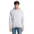 Sudadera Unisex Eco con Capucha Gris Melange 2 L
