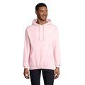 Sudadera Unisex Eco con Capucha Rosa Crema S