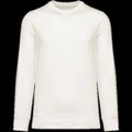 Sudadera unisex hombros caídos Ivory S