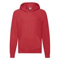 Sudadera Unisex Niño con Capucha Roj 14-15