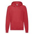 Sudadera Unisex Niño con Capucha Roj 7-8