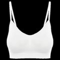Sujetador sin costuras ergonómico White L/XL