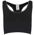 Sujetador deporte sin costuras Black / Storm Grey M/L